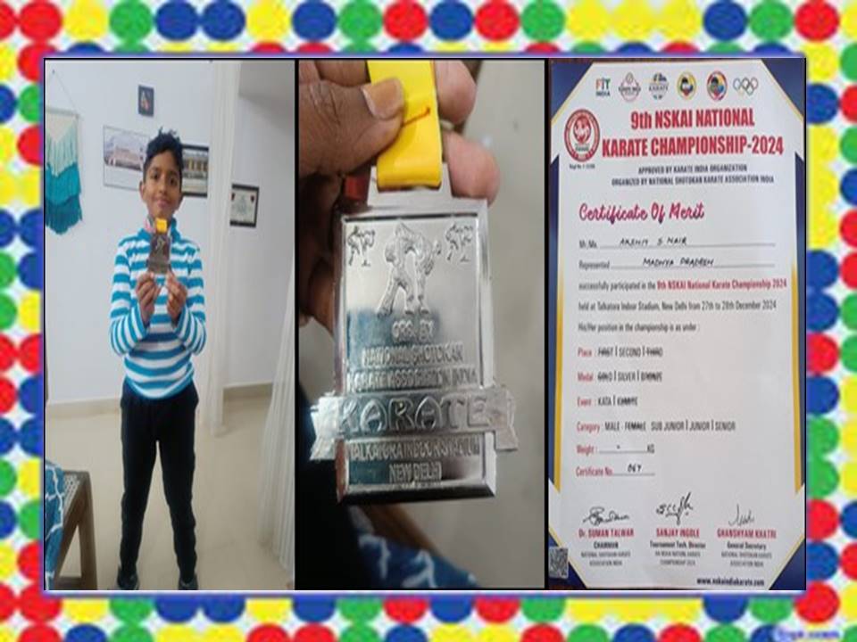 AKSHIT S NAIR FROM CLASS IV A