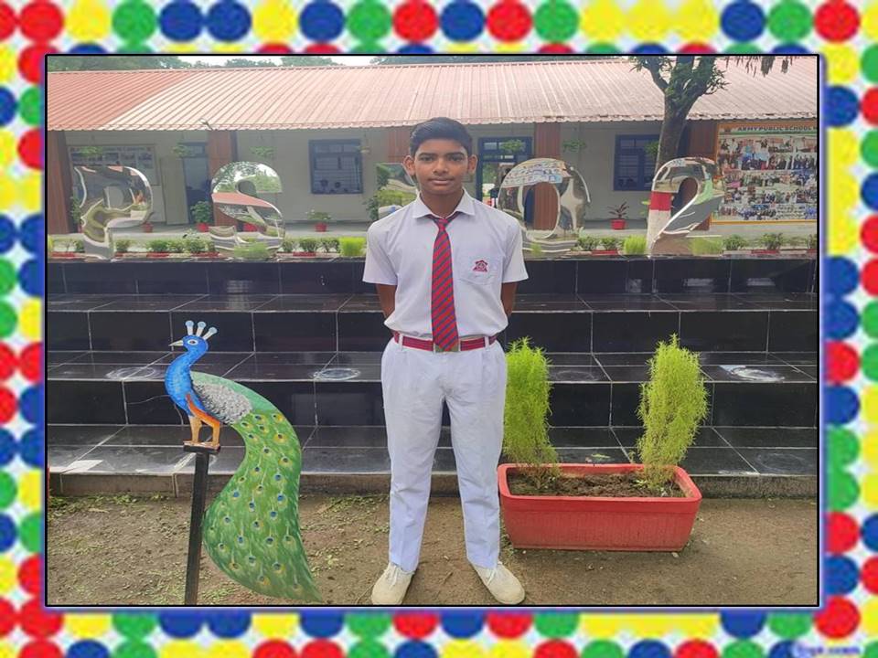 MASTER YASH KUMAR PATEL OF CLASS IX 