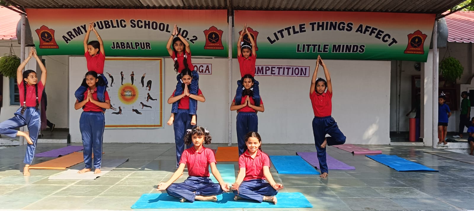 Yoga Competition at APS2 JAK RRC Jabalpur