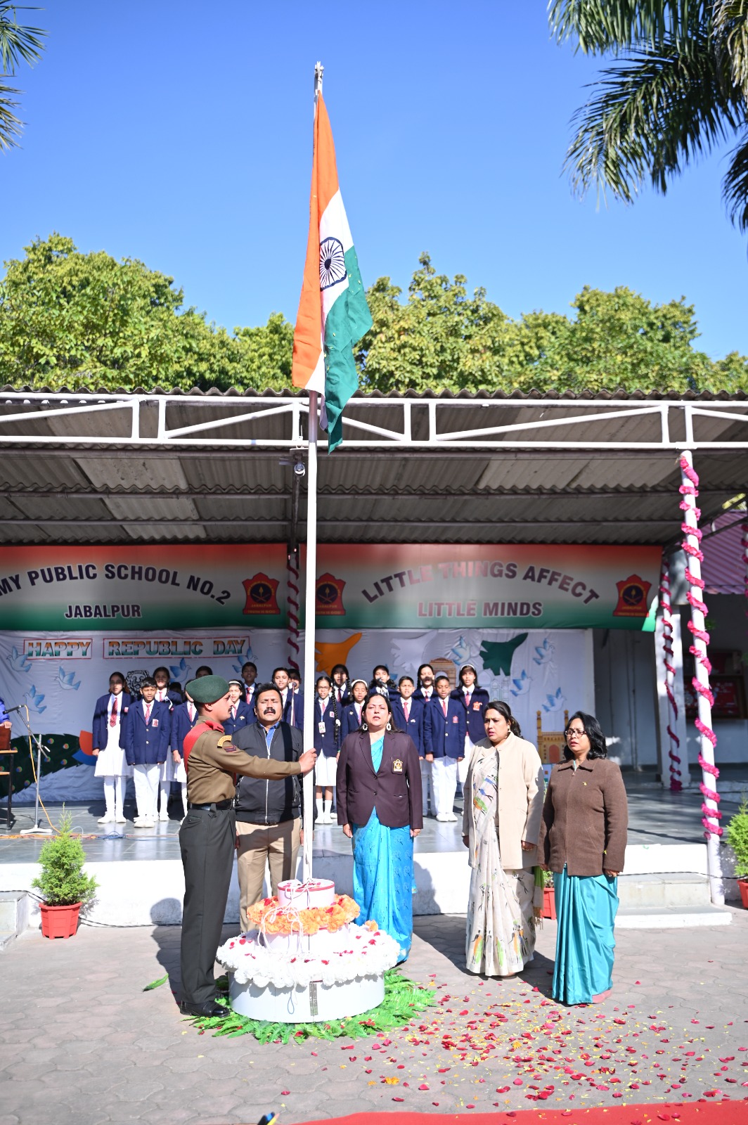 75th Republic Day celebrated at APS No.2